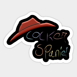 Style Art Cocker Sticker